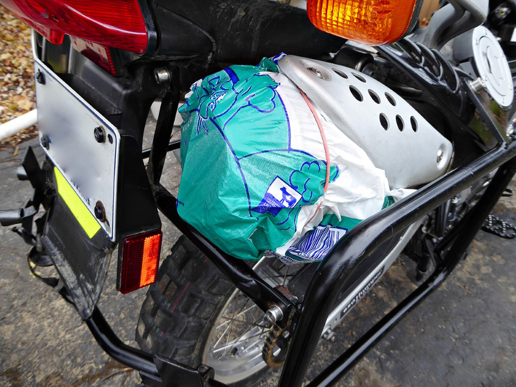 How to prepare your bike for storage Step 7: Covering the Exhaust