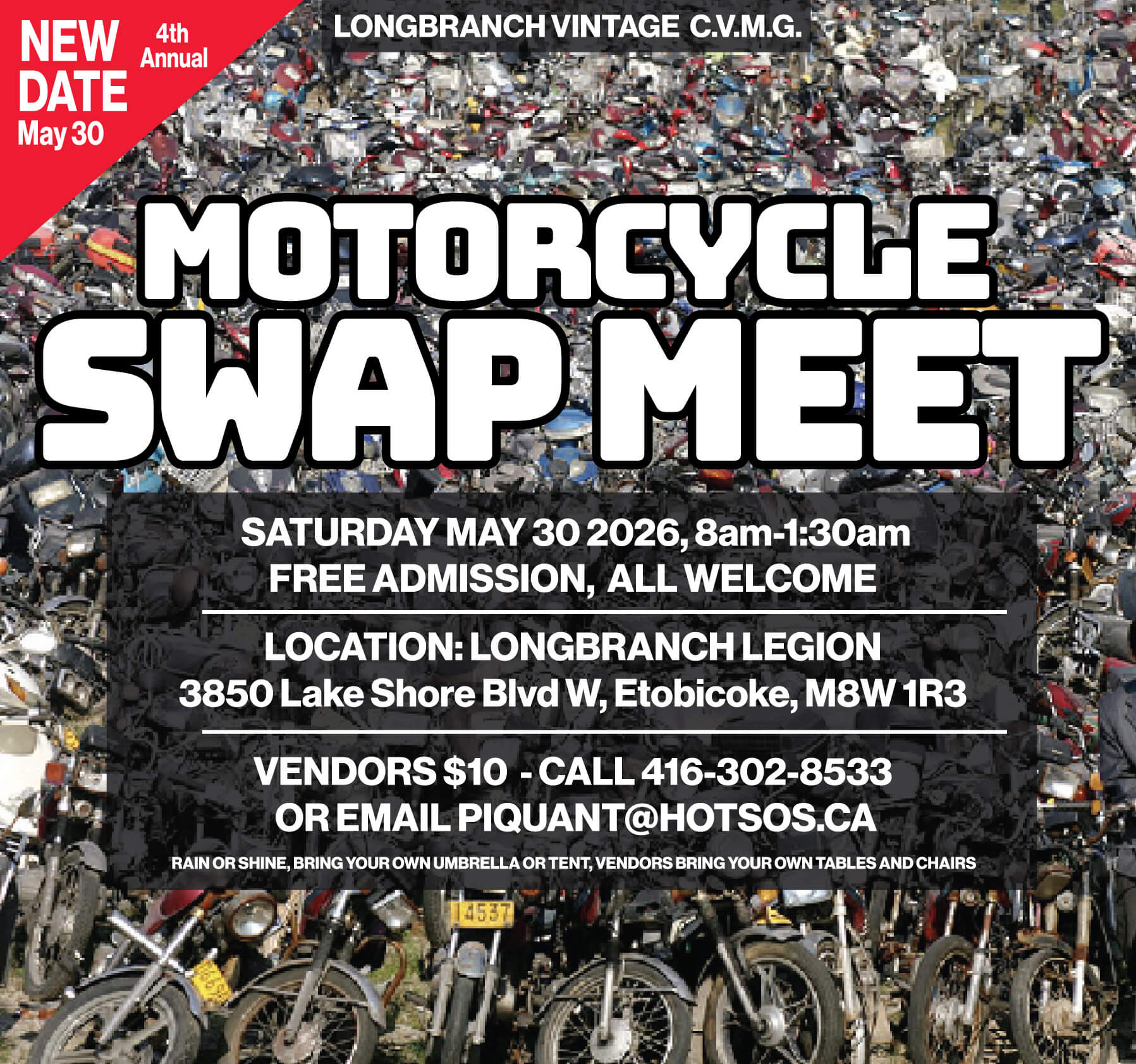 4th Annual Longbranch Vintage C.V.M.G. Motorcycle Swap Meet