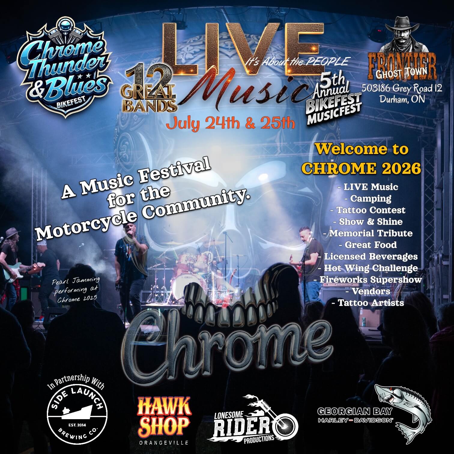 Chrome Thunder & Blues Bikefest: 5th Annual Musicfest