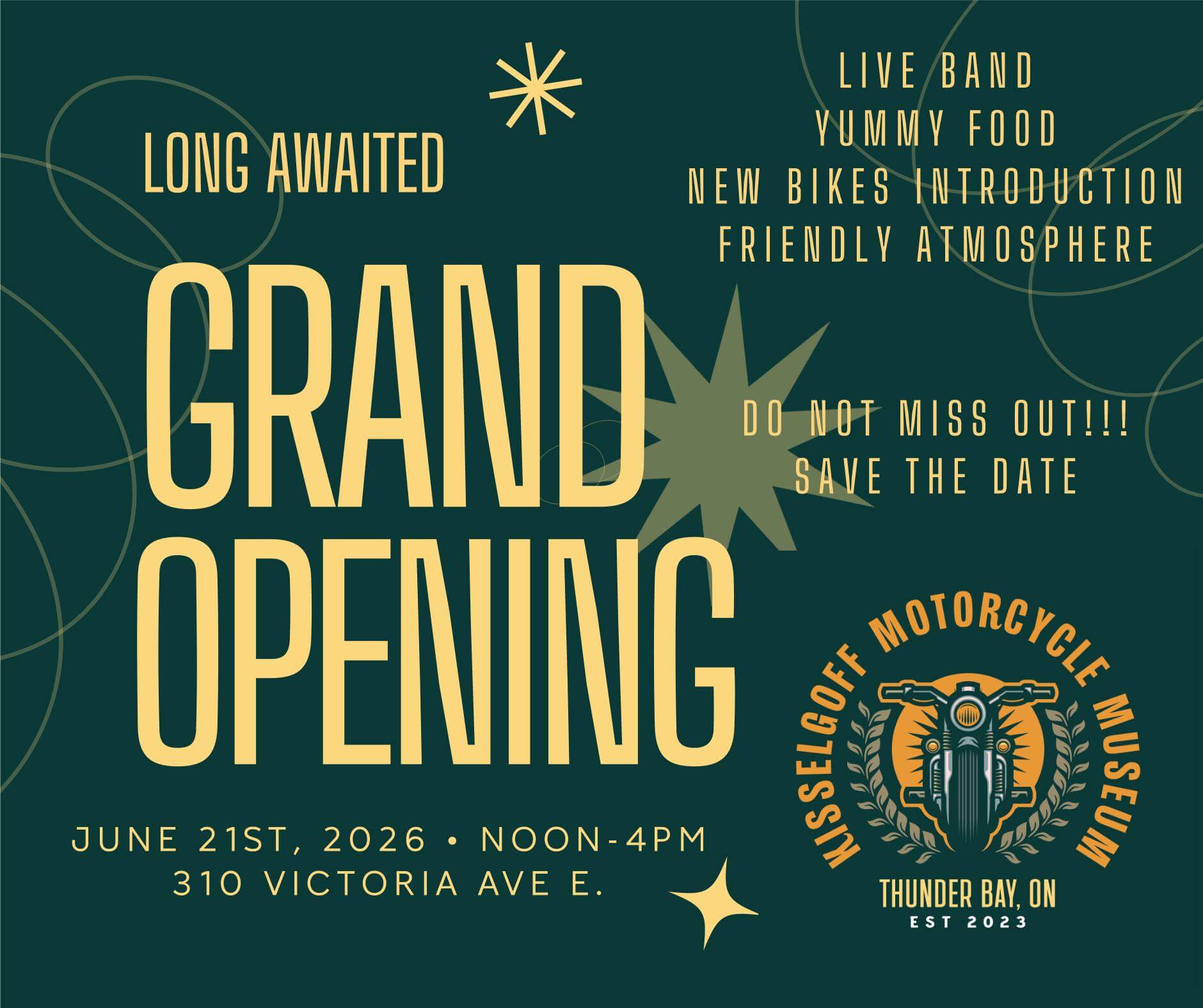 Kisselgoff Motorcycle Museum Grand Opening