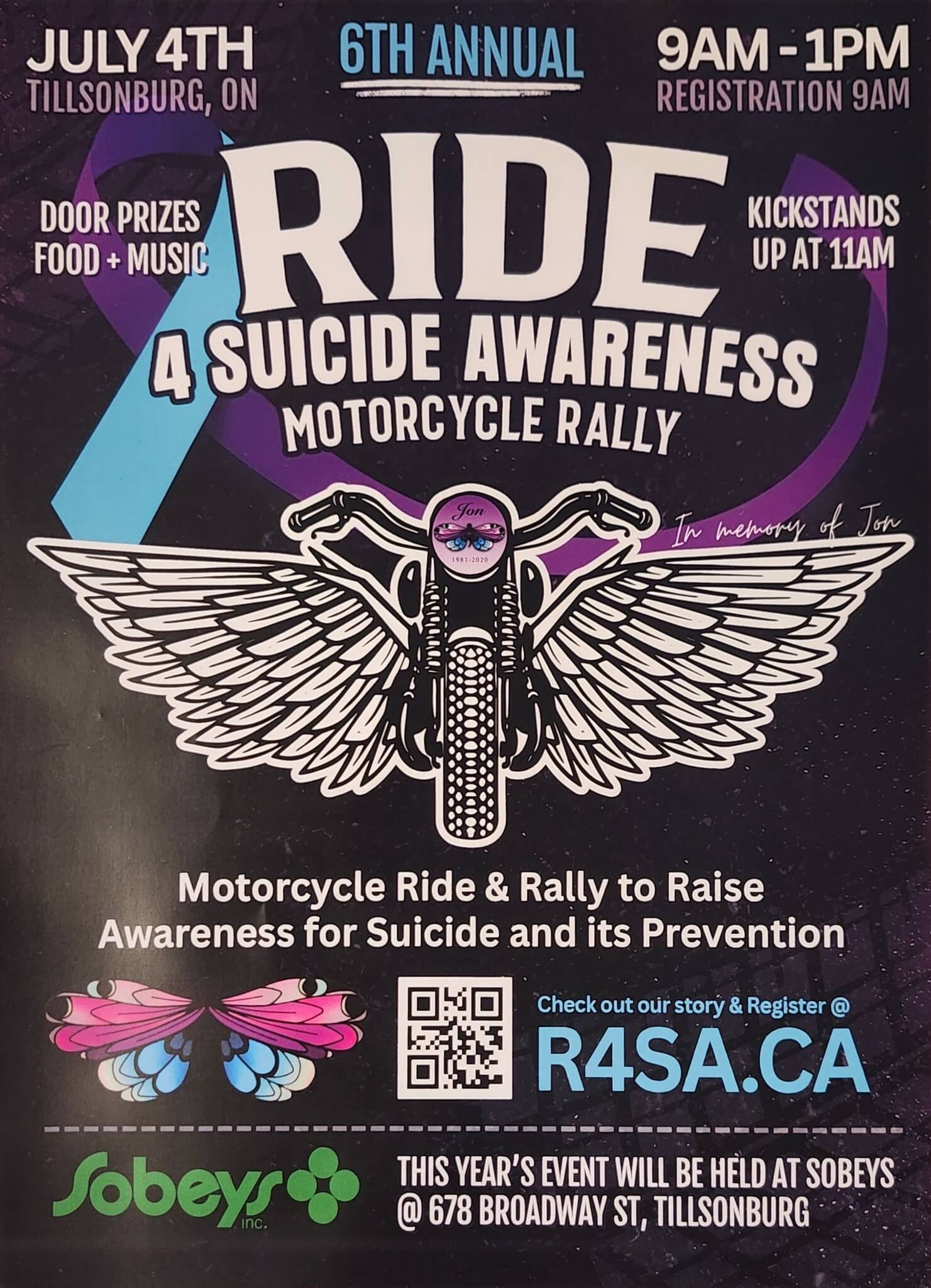 6th Annual Ride 4 Suicide Awareness