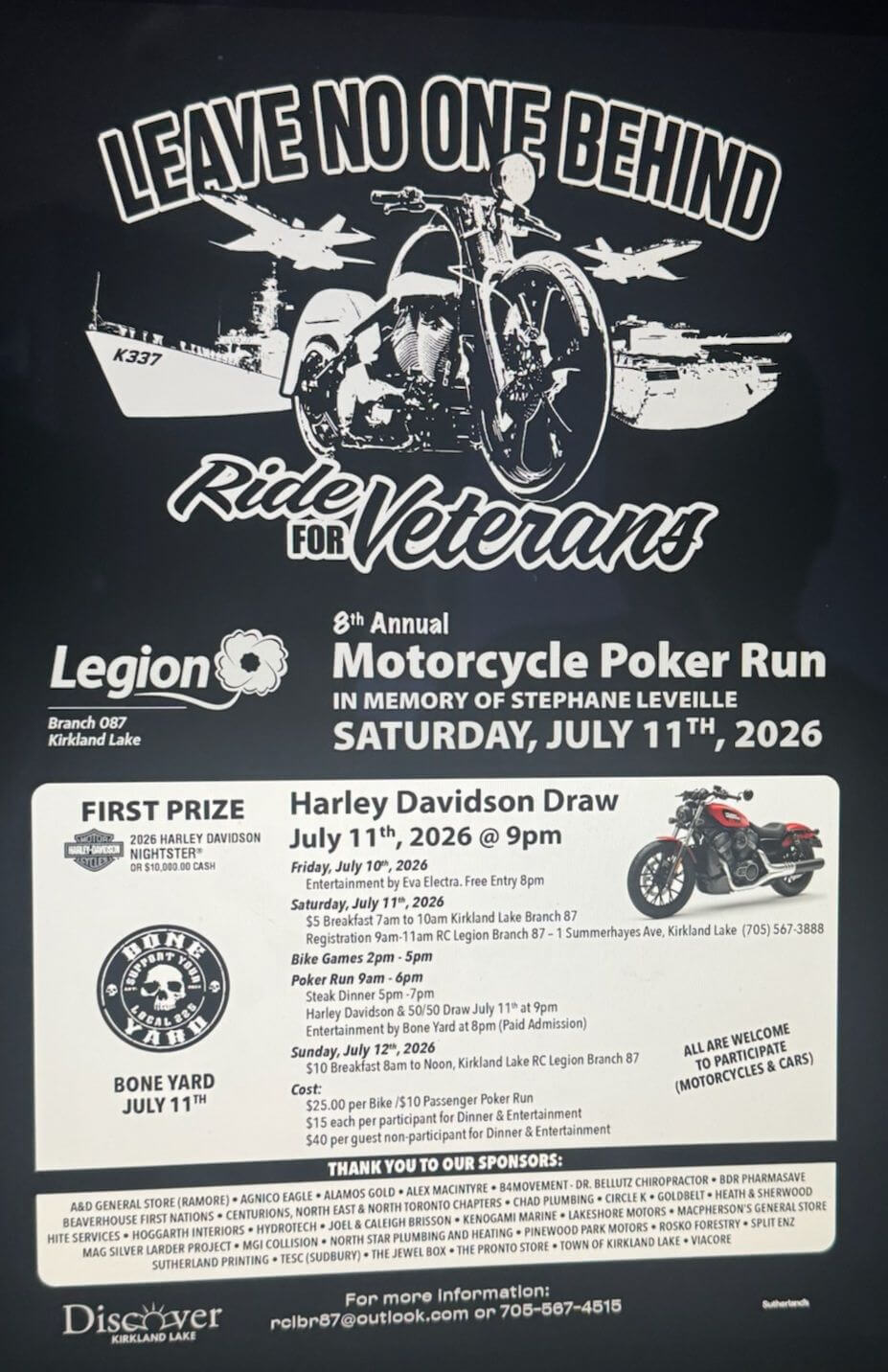 8th Annual Ride for Veterans Motorcycle Poker Run