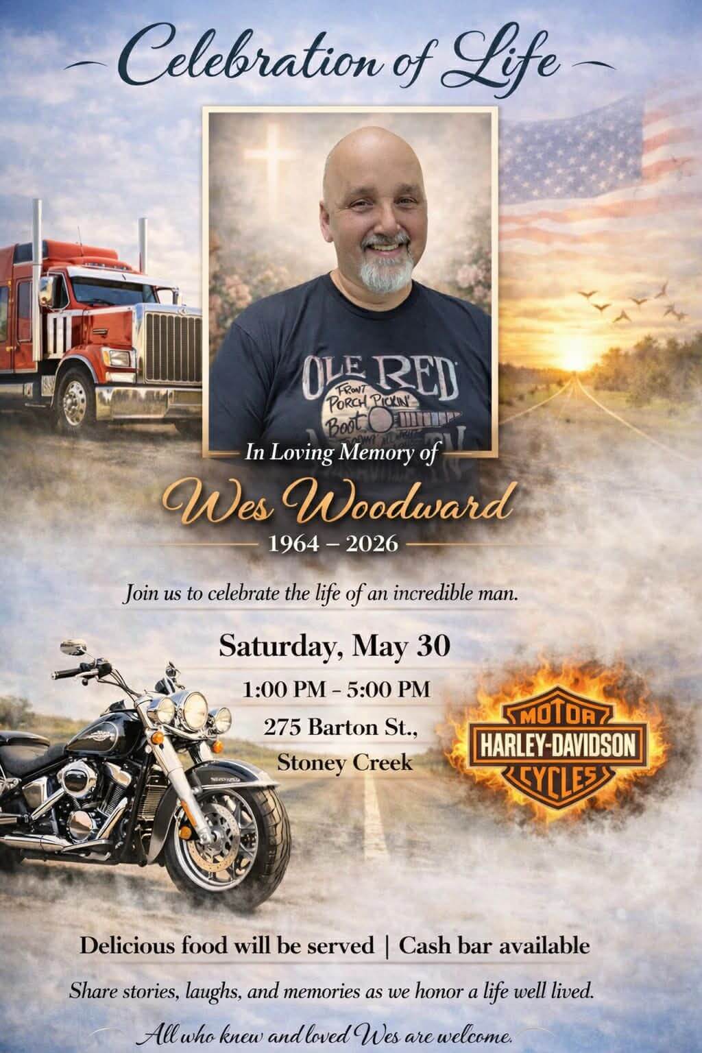 Celebration of Life for Wes Woodward