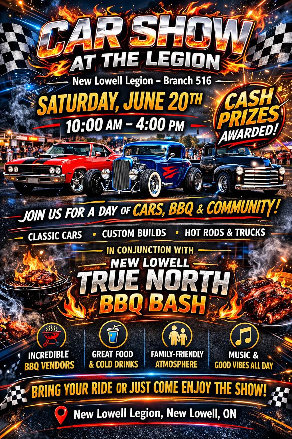 Car Show at the Legion