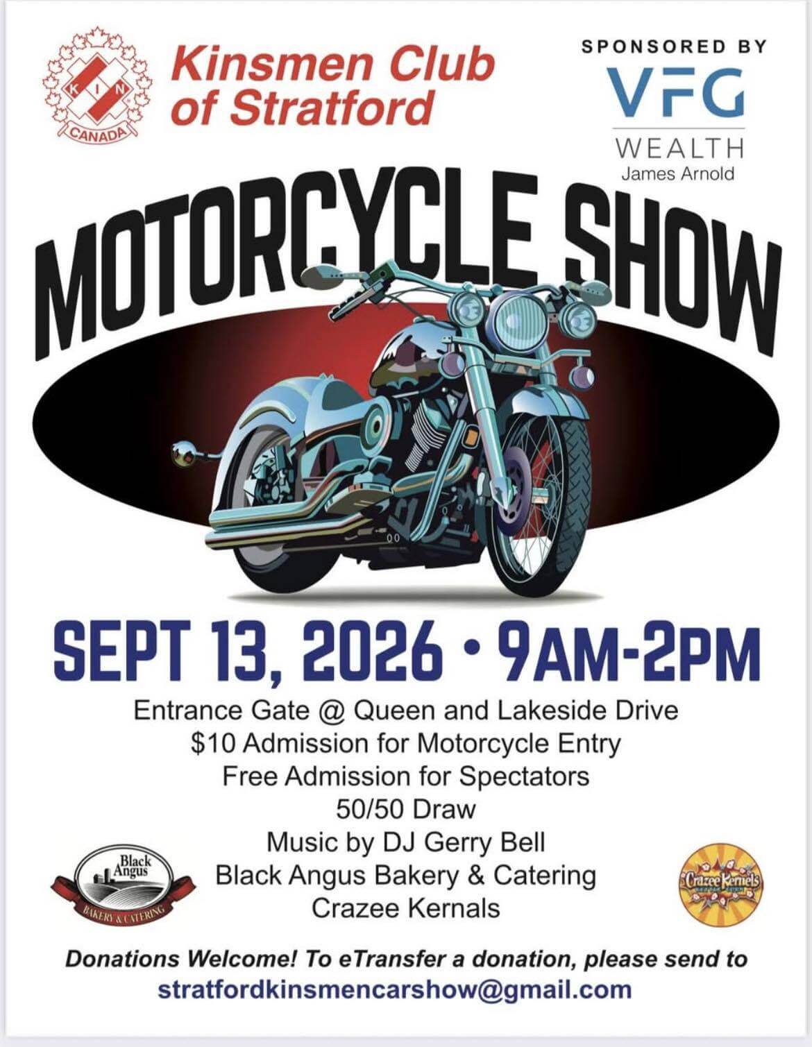 Kinsmen Club of Stratford: Motorcycle Show