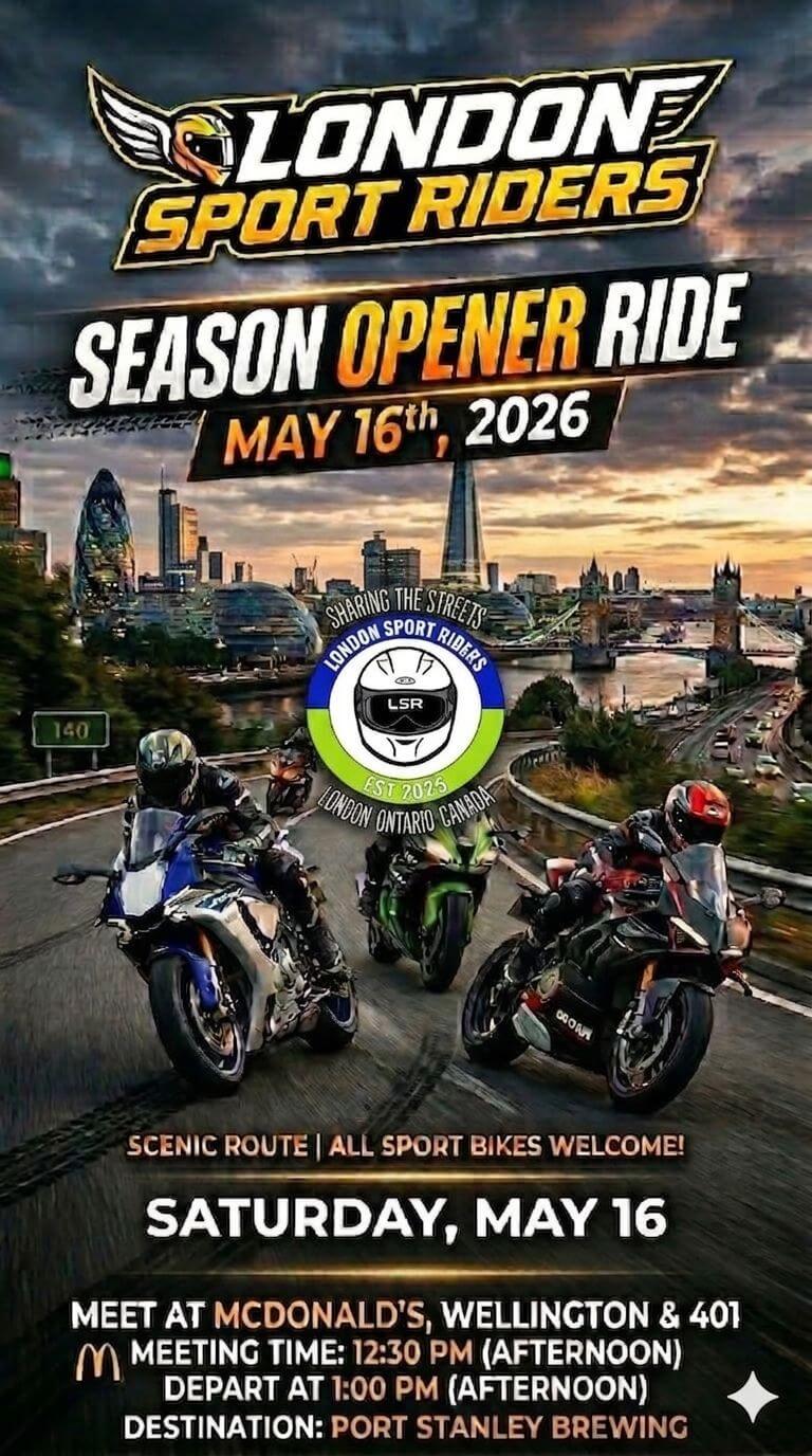London Sport Riders: Season Opener Ride
