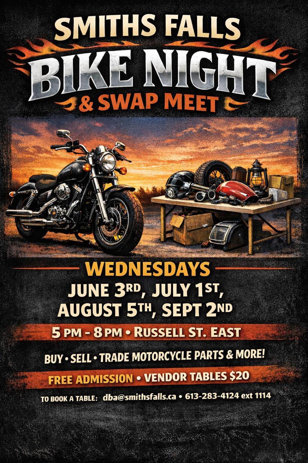 Smiths Falls Bike Night & Swap Meet