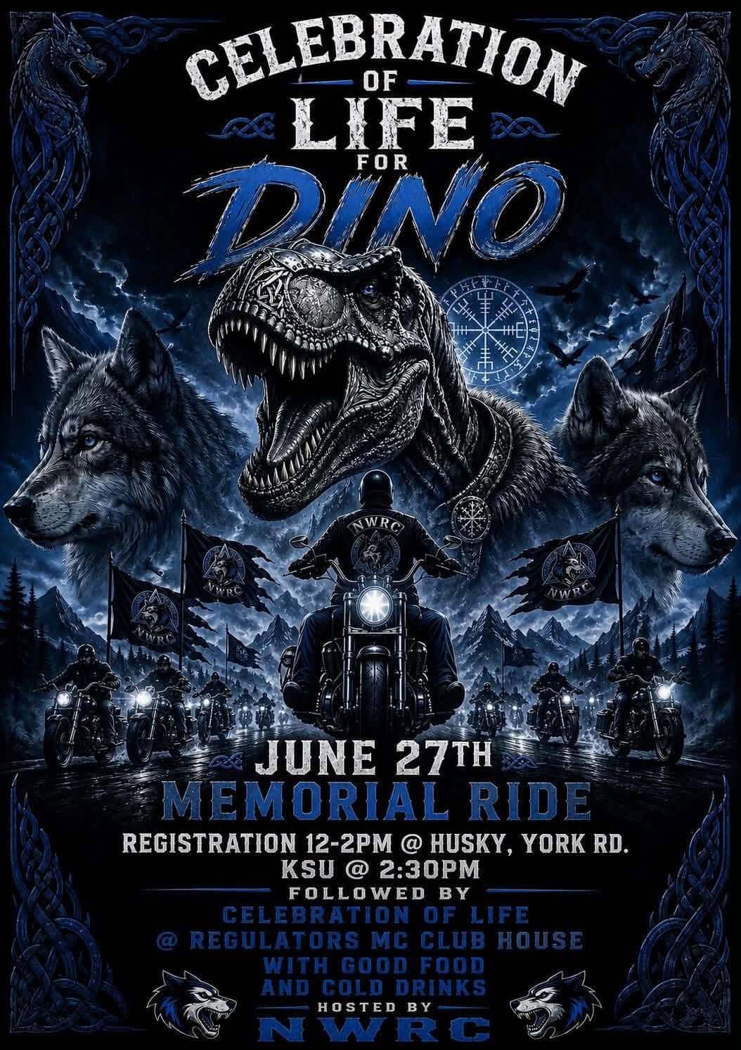 Celebration Of Life For Dino Memorial Ride