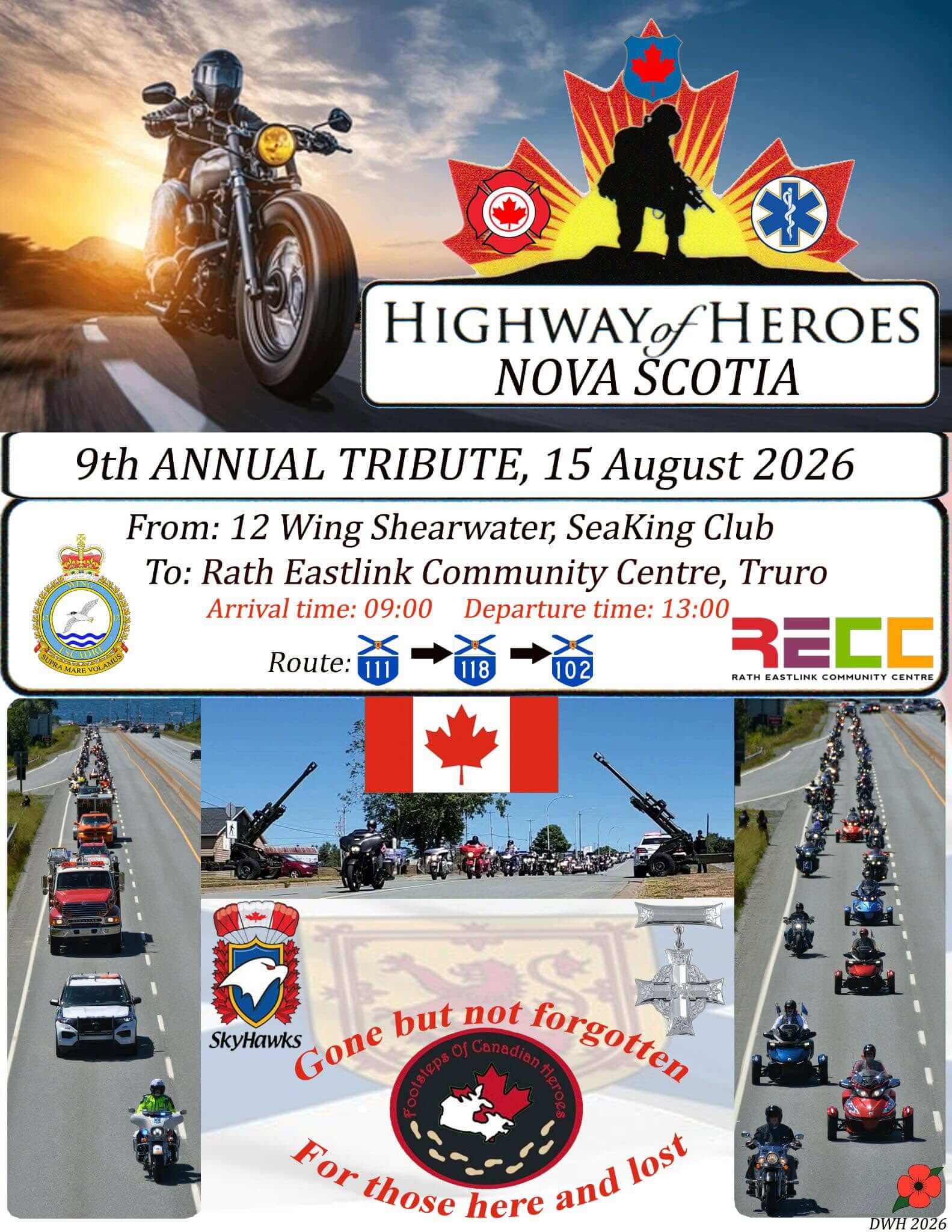 Highway of Heroes Nova Scotia 9th Annual Tribute
