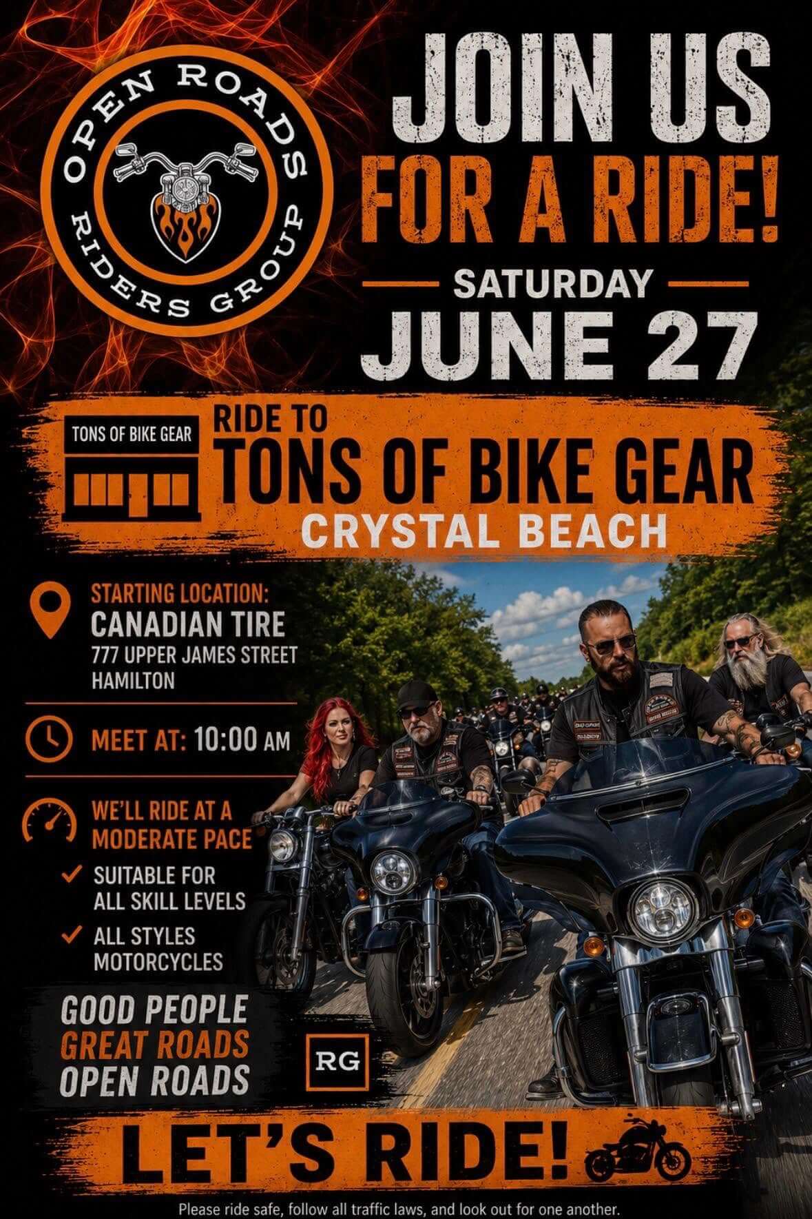 Open Roads Riders Group