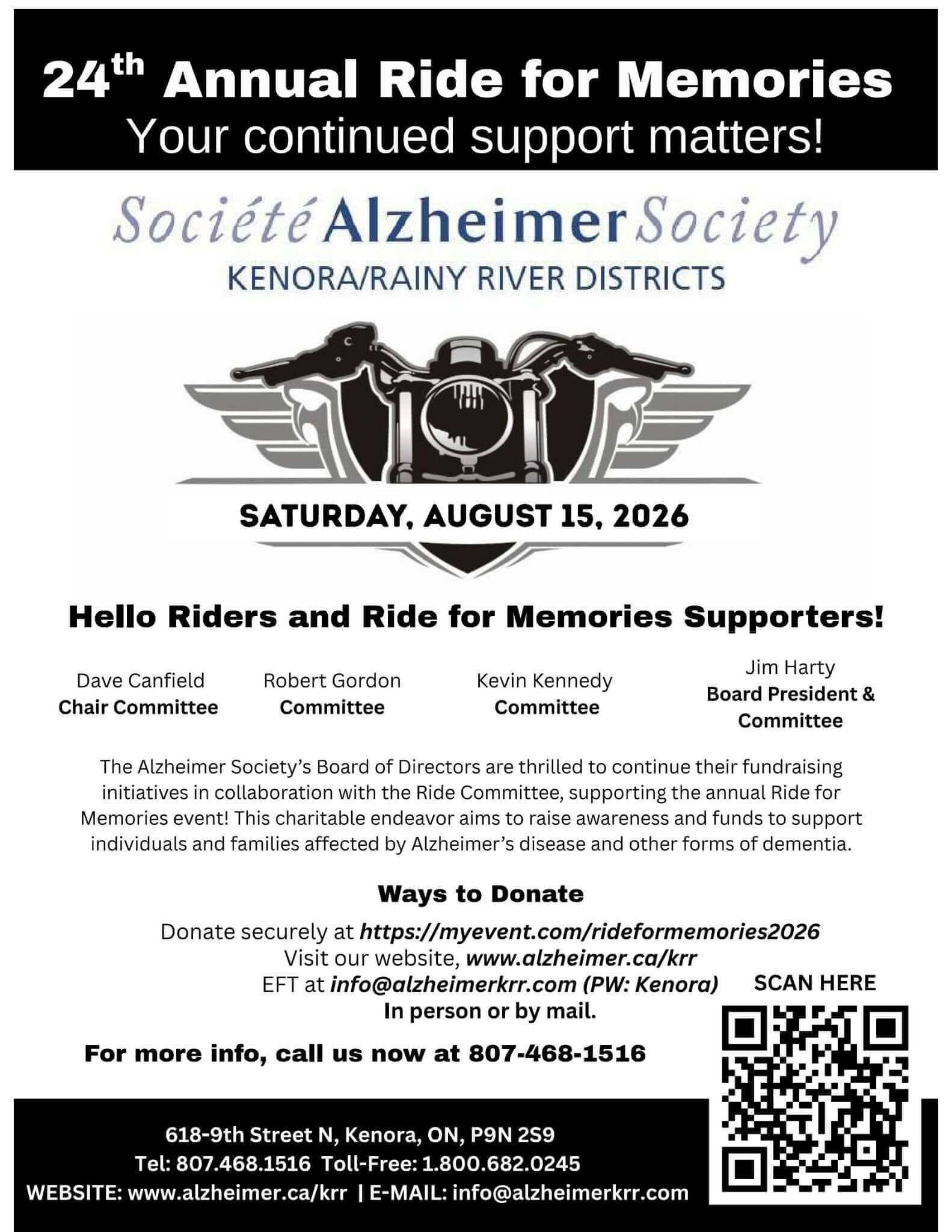 24th Annual Ride for Memories