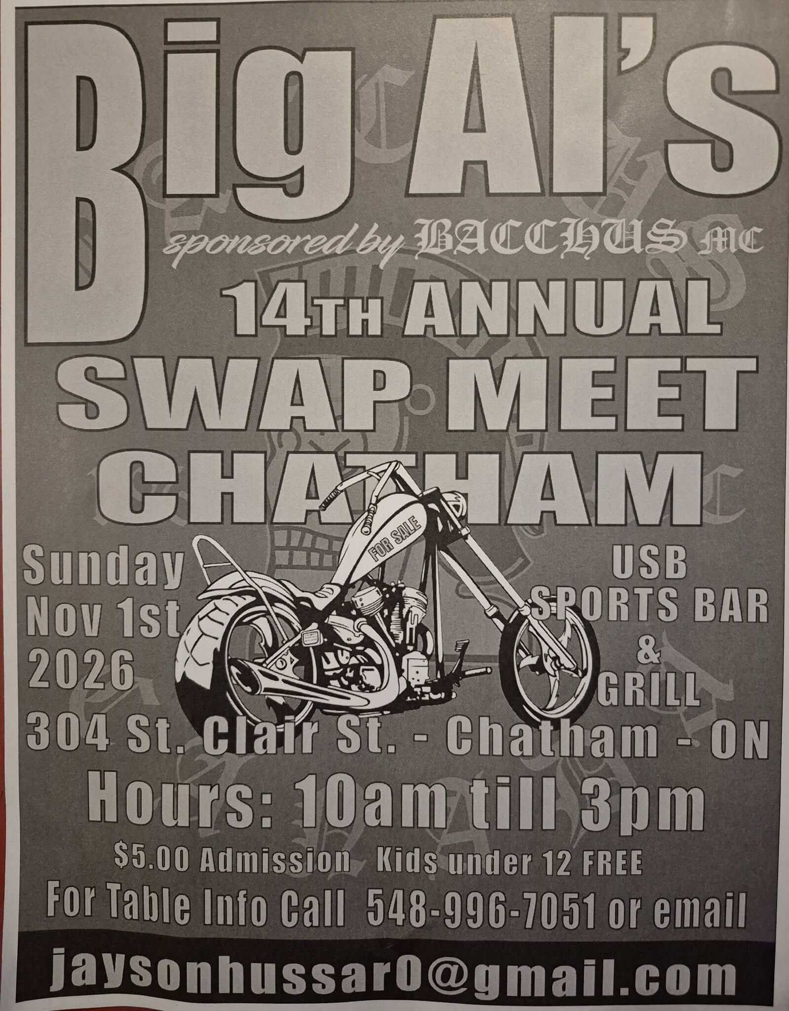 Big Al's 14th Annual Swap Meet Chatham