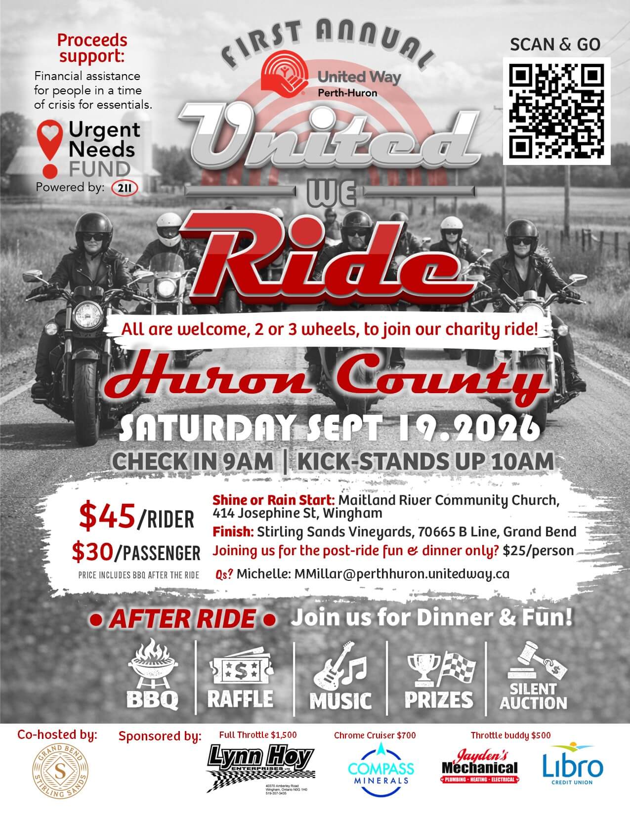 First Annual United We Ride Huron County