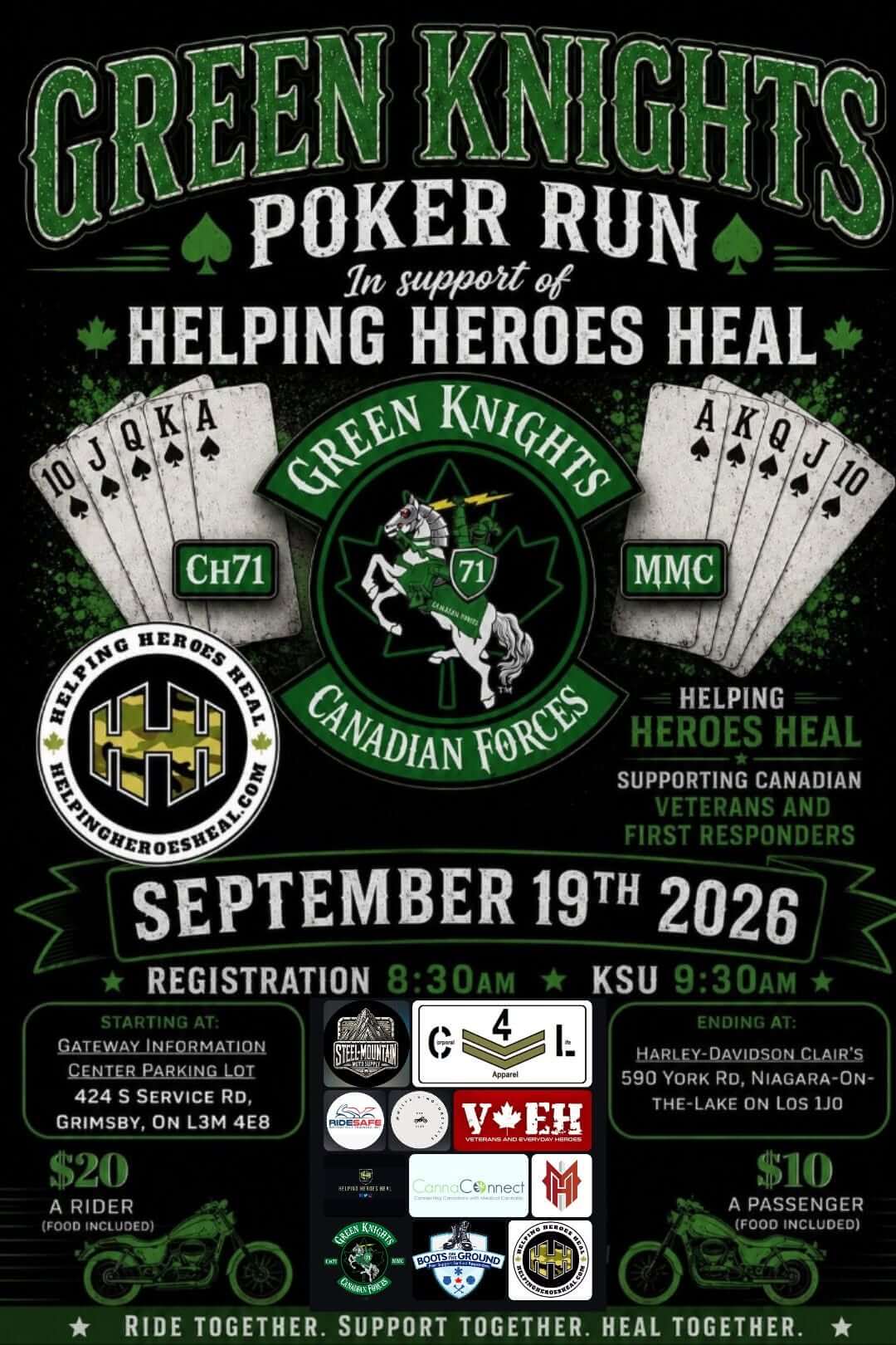 Green Knights Poker Run