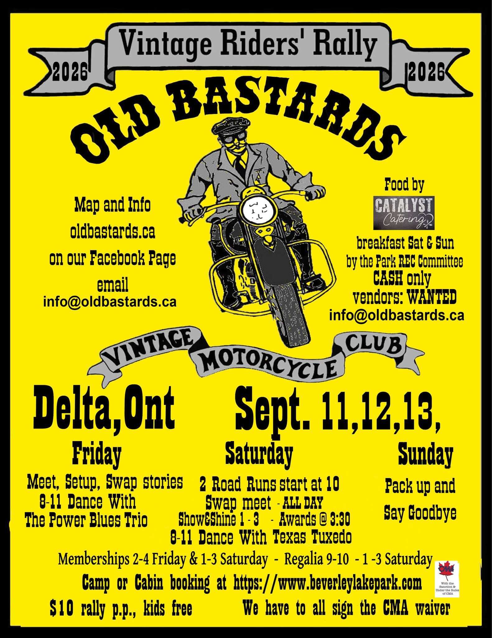 Old Bastards Vintage Riders' Rally